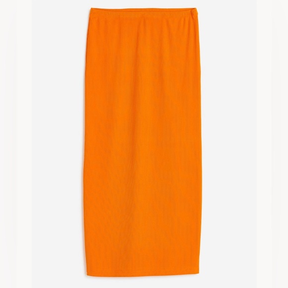H&M Orange ankle skirt - Picture 1 of 3